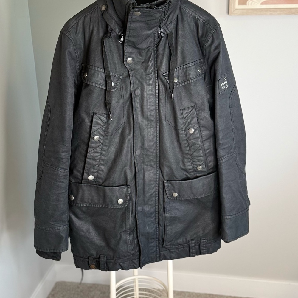 Diesel Black Military Field Jacket